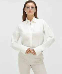 JV ILSE blouse met regular fit - off white