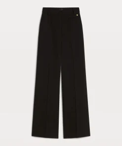 JV KATE high rise wide leg pantalon - black