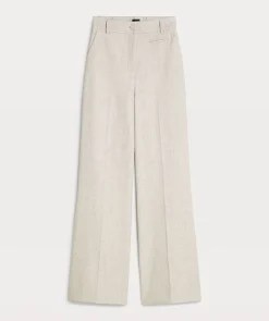 JV KATE high rise wide leg pantalon - light grey melange