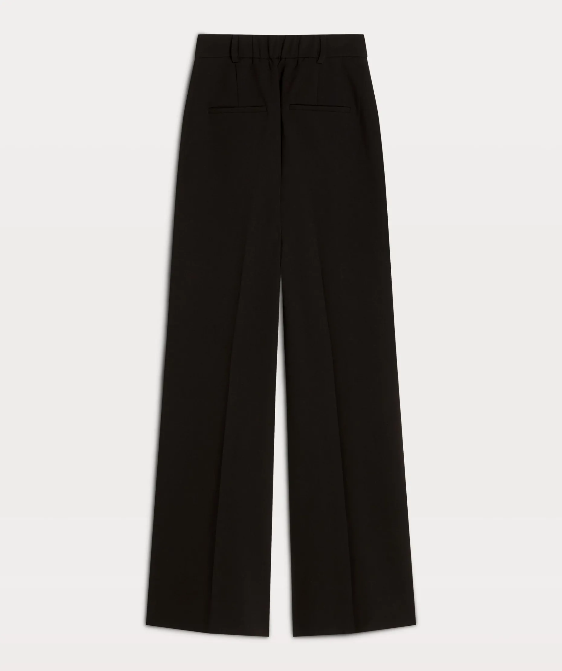 JV KATE high rise wide leg pantalon - black