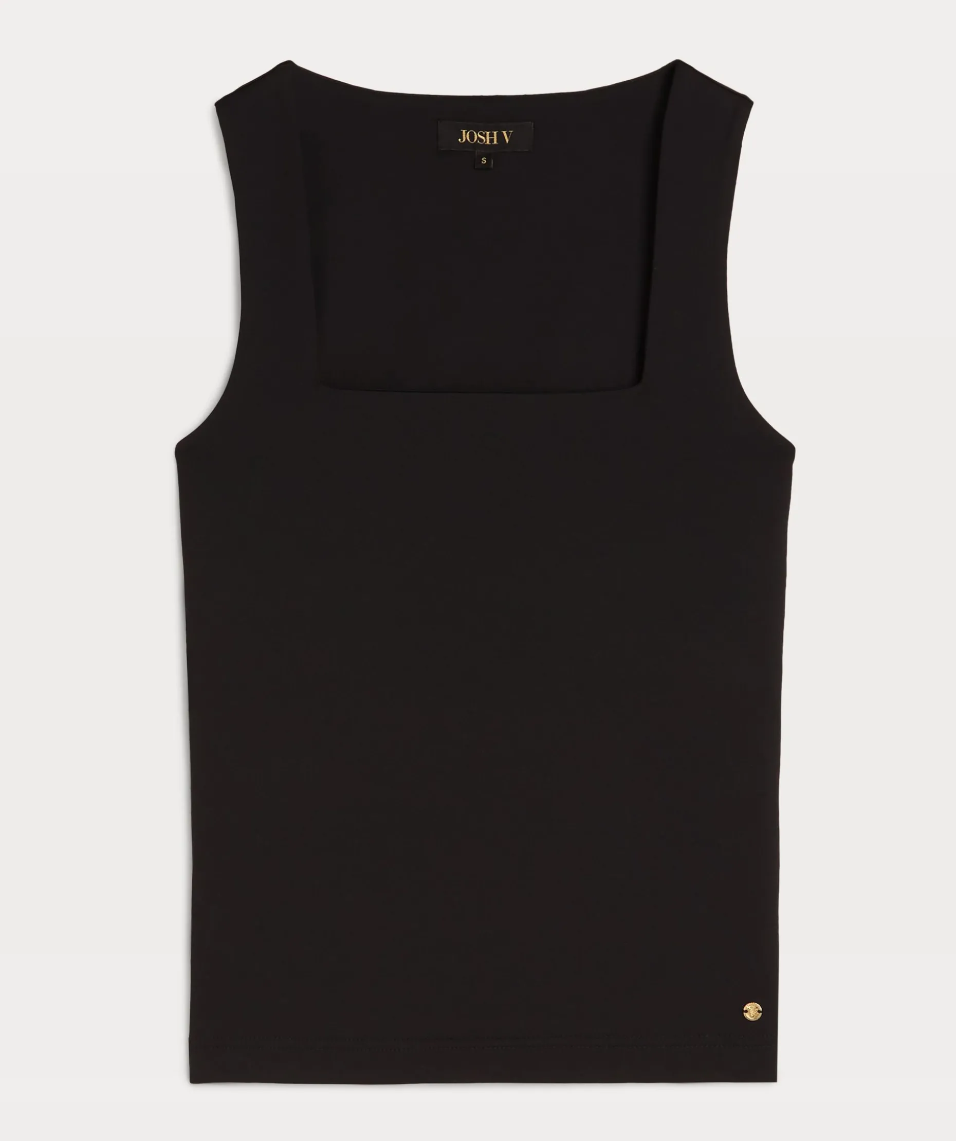 JV LINDE slim fit top - black