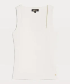 JV LINDE slim fit top - off white