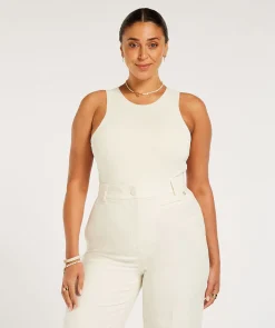 JV LOTTA super fitted body - creme white