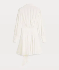 JV TAMAYA regular fit jurk met logo - off white