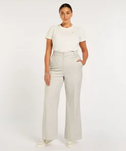 JV ZOE EMBROIDERY slim fit T-shirt - off white