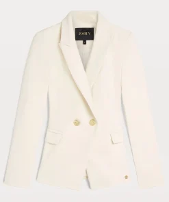 JV ZOYA getailleerde blazer - creme white