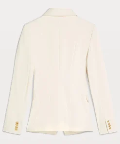 JV ZOYA getailleerde blazer - creme white