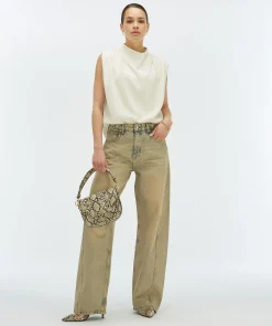 KIANA losvallende top - cocoon white
