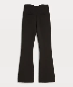 KIT fitted flared pantalon - black