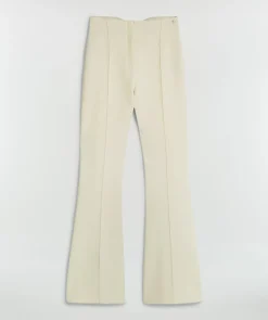 KIT fitted flared pantalon - light ecru