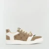 MAEVE sneakers met sierstenen - mink