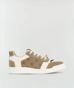 MAEVE sneakers met sierstenen - mink