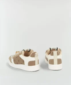 MAEVE sneakers met sierstenen - mink