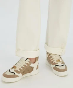 MAEVE sneakers met sierstenen - mink