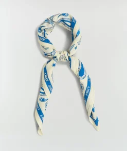 MARLIE sjaal van katoen - bright blue