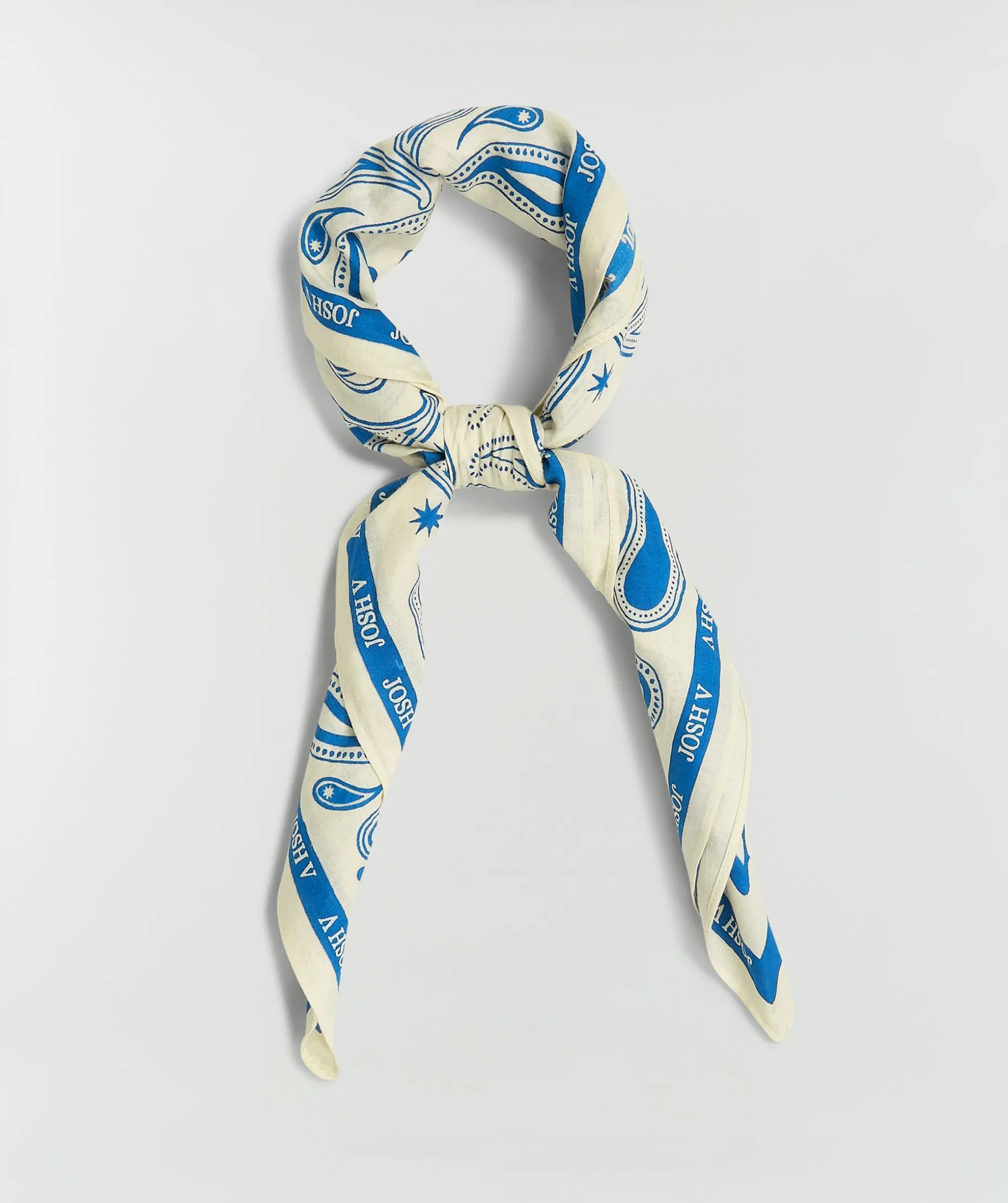MARLIE sjaal van katoen - bright blue