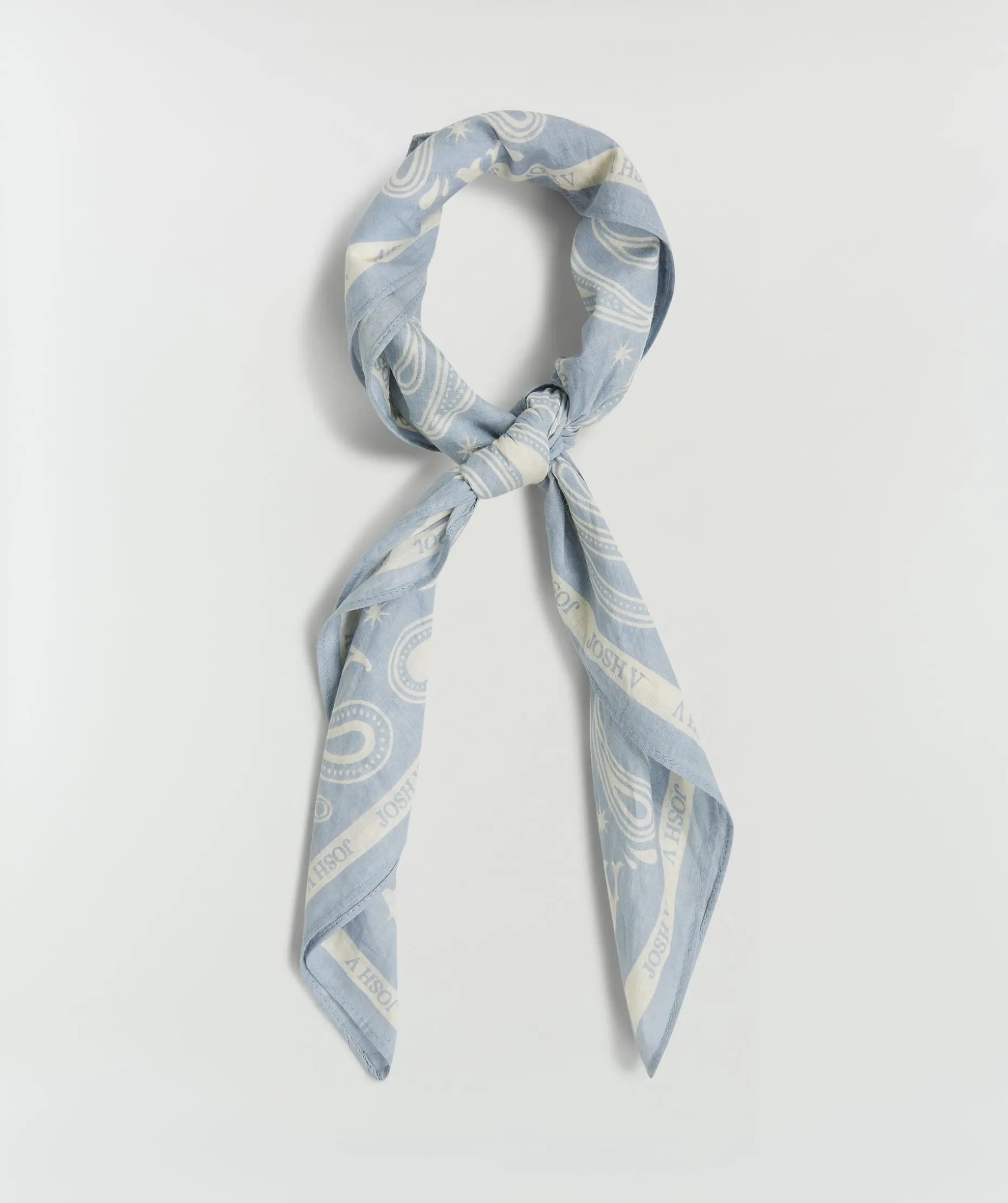 MARLIE sjaal van katoen - sky blue