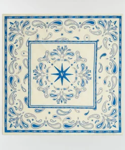MARLIE sjaal van katoen - bright blue
