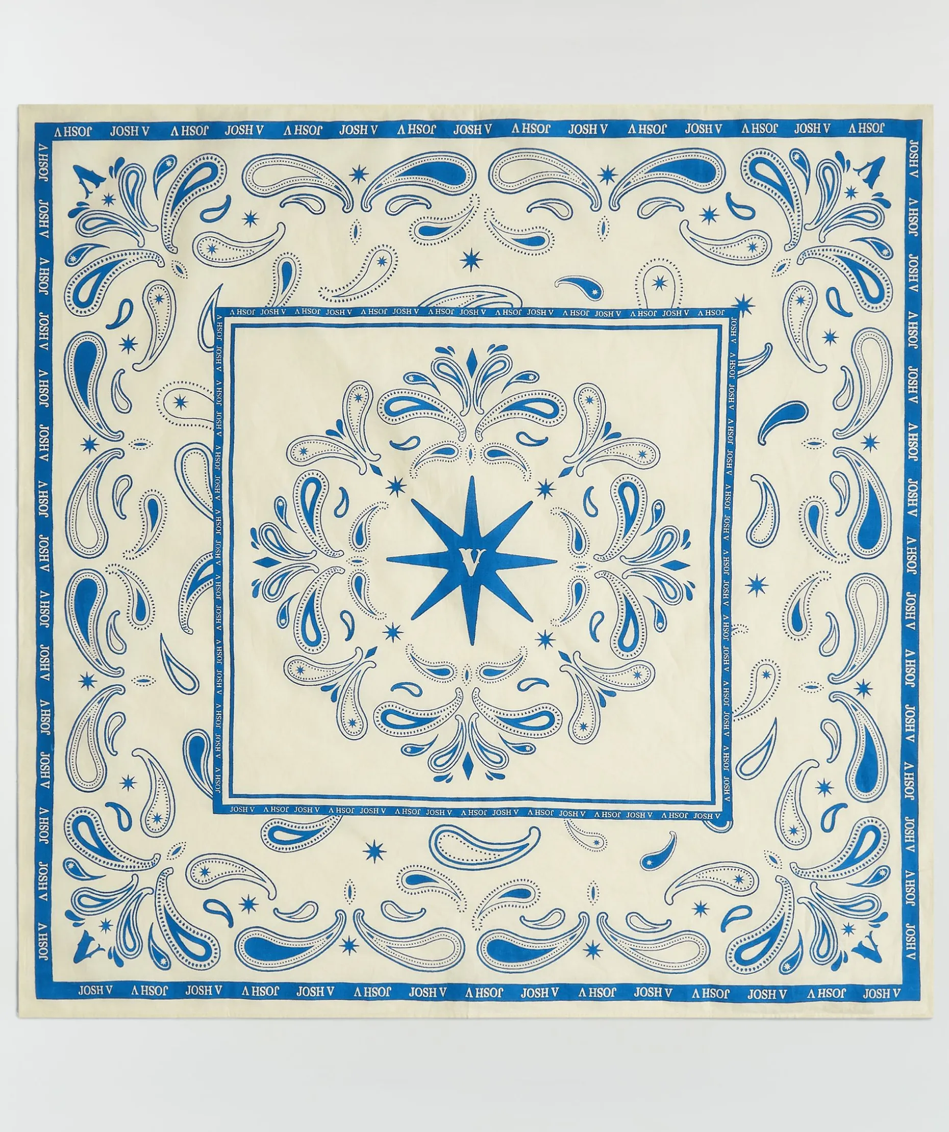 MARLIE sjaal van katoen - bright blue