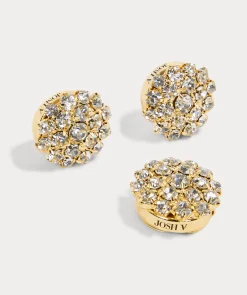 MARLIJN button cover set - champagne gold
