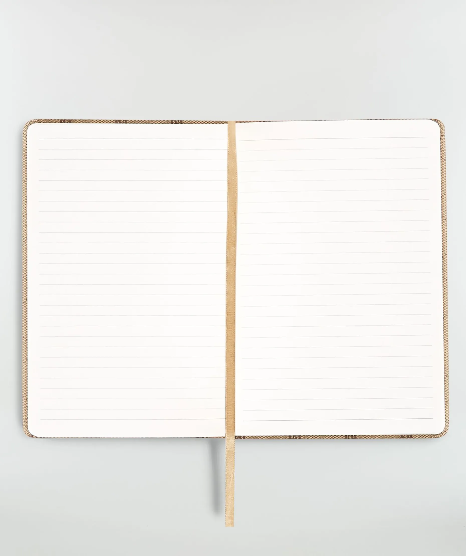 MARLOU notebook met logoprint - mink