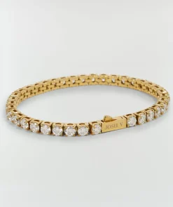 NAYA armband met sierstenen - antique gold