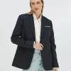 “Nick’s blazer” – DANEA boyfriend blazer - dark navy