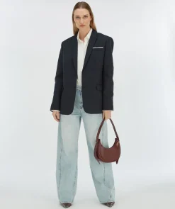 “Nick’s blazer” – DANEA boyfriend blazer - dark navy