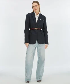 “Nick’s blazer” – DANEA boyfriend blazer - dark navy