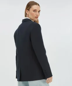 “Nick’s blazer” – DANEA boyfriend blazer - dark navy