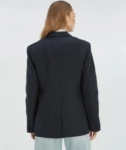 “Nick’s blazer” – DANEA boyfriend blazer - dark navy