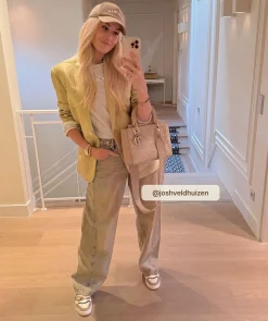 “Nick’s blazer” – DANEA boyfriend blazer - dull gold