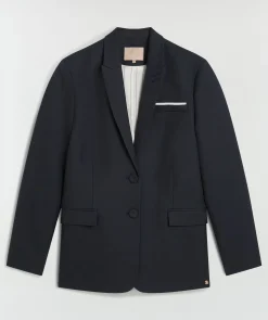 “Nick’s blazer” – DANEA boyfriend blazer - dark navy