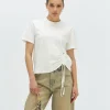 NOMA T-shirt met trekkoord - off white