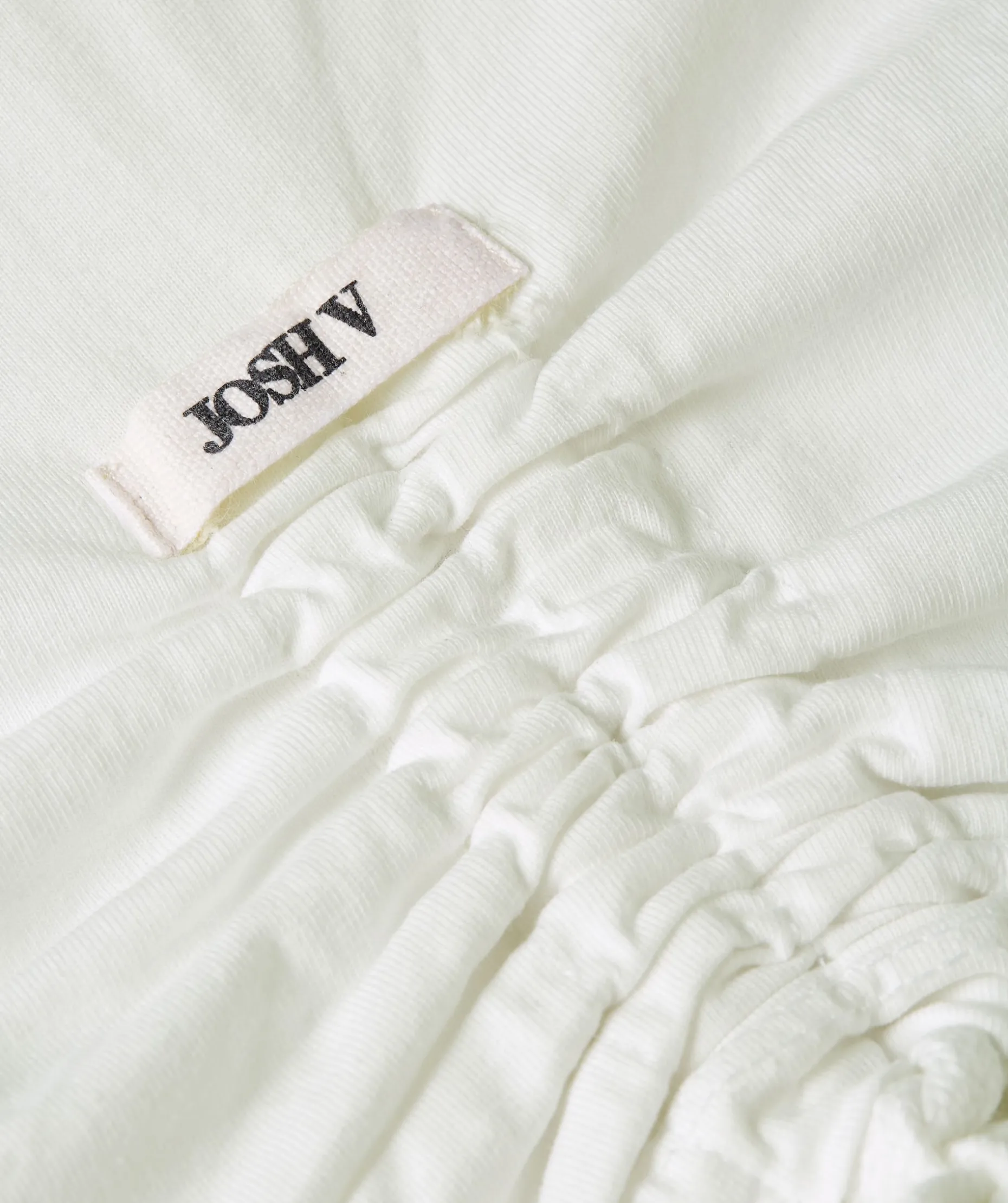 NOMA T-shirt met trekkoord - off white