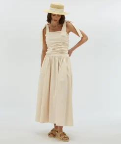 NOVA mid rise rok - ecru