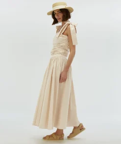 NOVA mid rise rok - ecru
