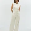 OAKLYN regular fit jumpsuit - off white