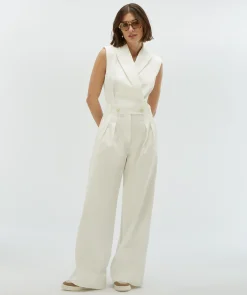 OAKLYN regular fit jumpsuit - off white