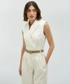 OAKLYN regular fit jumpsuit - off white