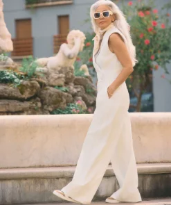 OAKLYN regular fit jumpsuit - off white