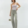 PHEBE straight fit jeans - grey denim