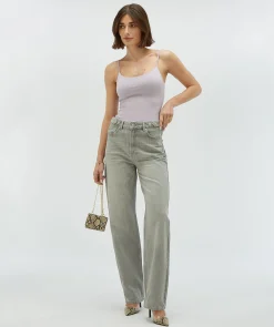PHEBE straight fit jeans - grey denim
