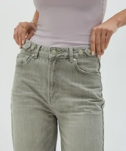 PHEBE straight fit jeans - grey denim