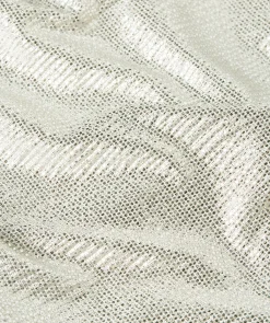 PORTIA slim fit jurk in metallic - silver glitter