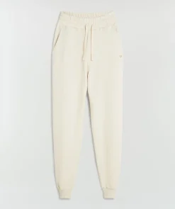 PRESTON straight fit joggingbroek - light ecru melange