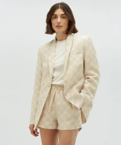 "Nick's blazer" - DANEA boyfriend blazer - ecru