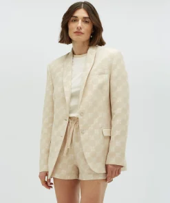 "Nick's blazer" - DANEA boyfriend blazer - ecru