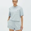 RIVA T-shirt van badstof - sky blue