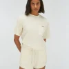RIVA T-shirt van badstof - creme white